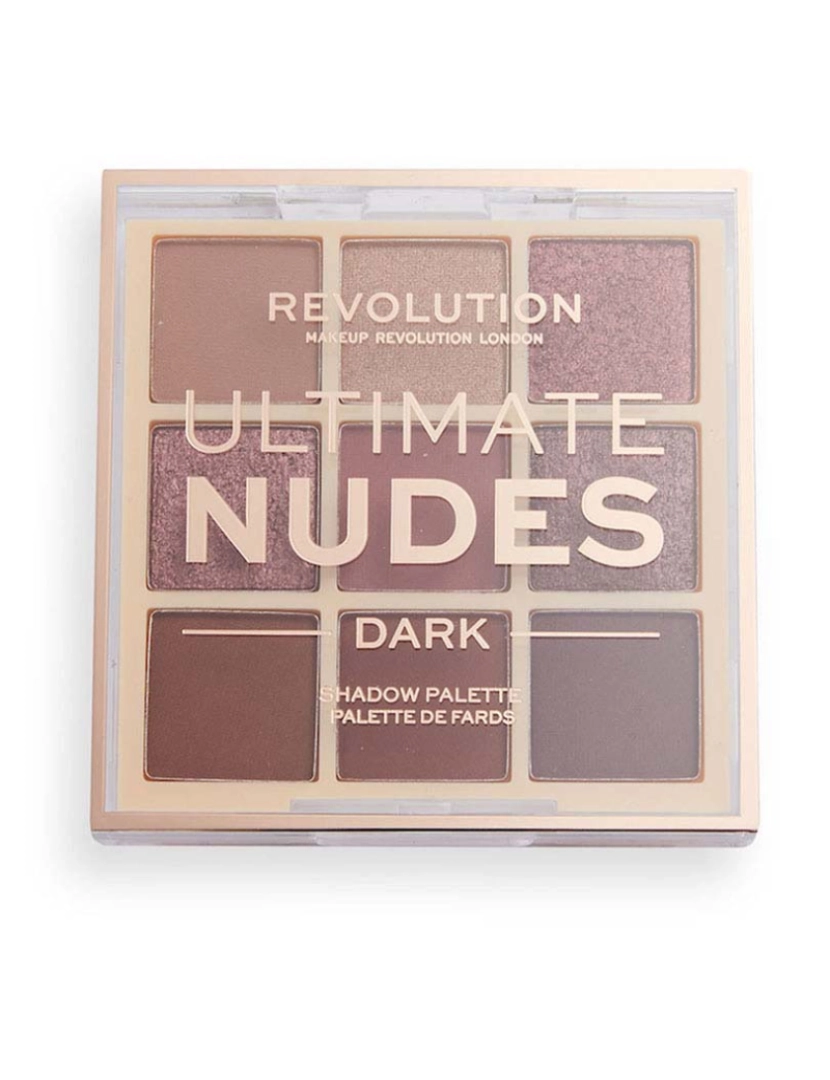 Revolution Make Up - Ultimate Nudes Eyeshadow Palette #Dark 8,10 Gr