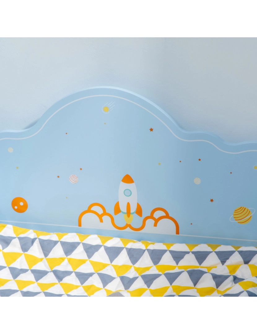 imagem de Cama Infantil 143x74x59cm cor azul 313-003V00BU8