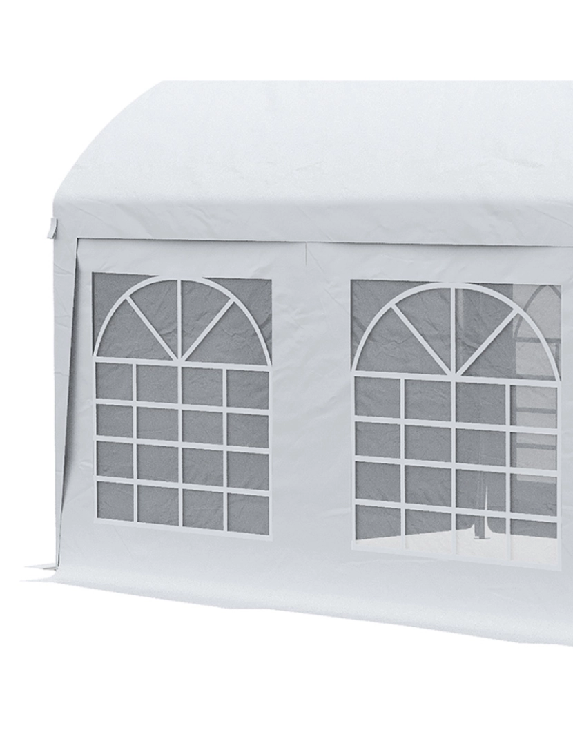 imagem de Tenda para Festas 600x305x280cm cor branco 84C-379V00WT8