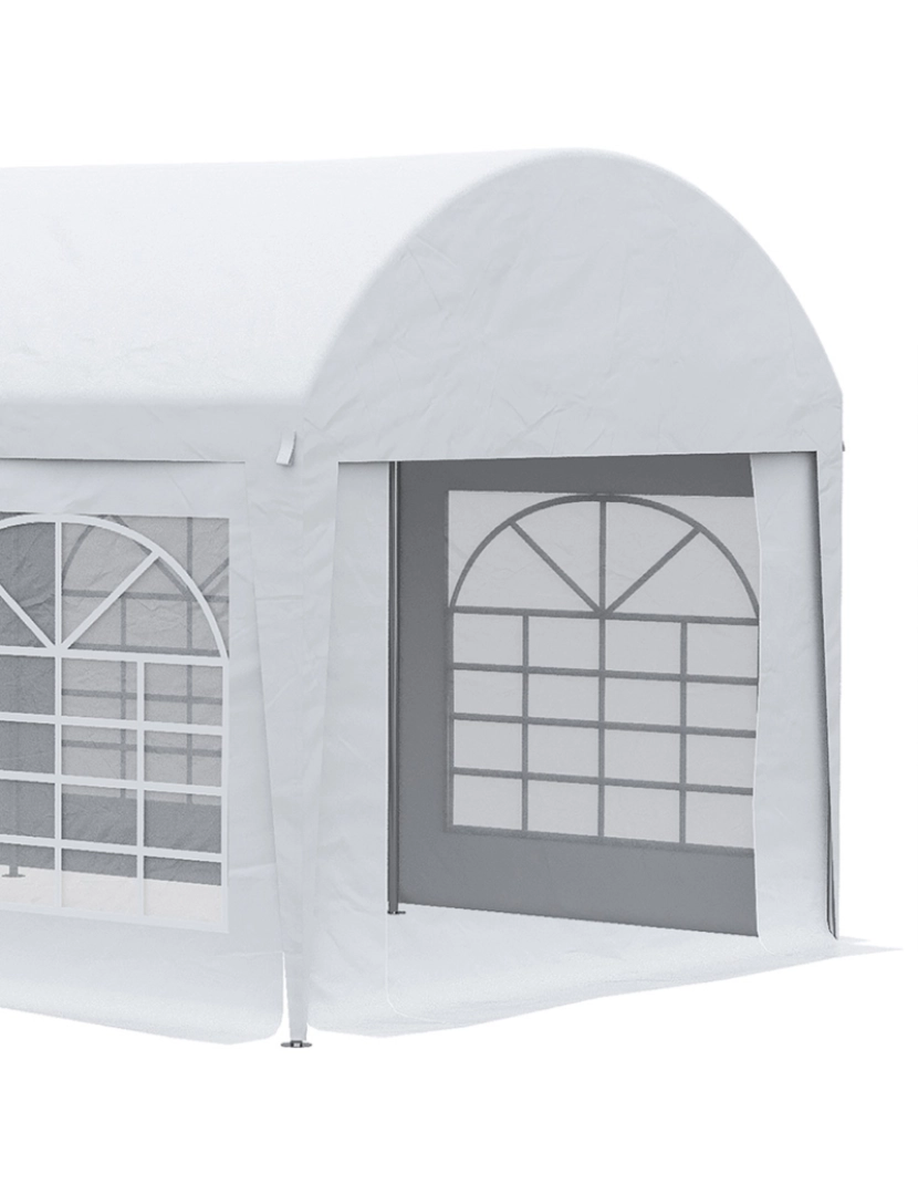 imagem de Tenda para Festas 600x305x280cm cor branco 84C-379V00WT9