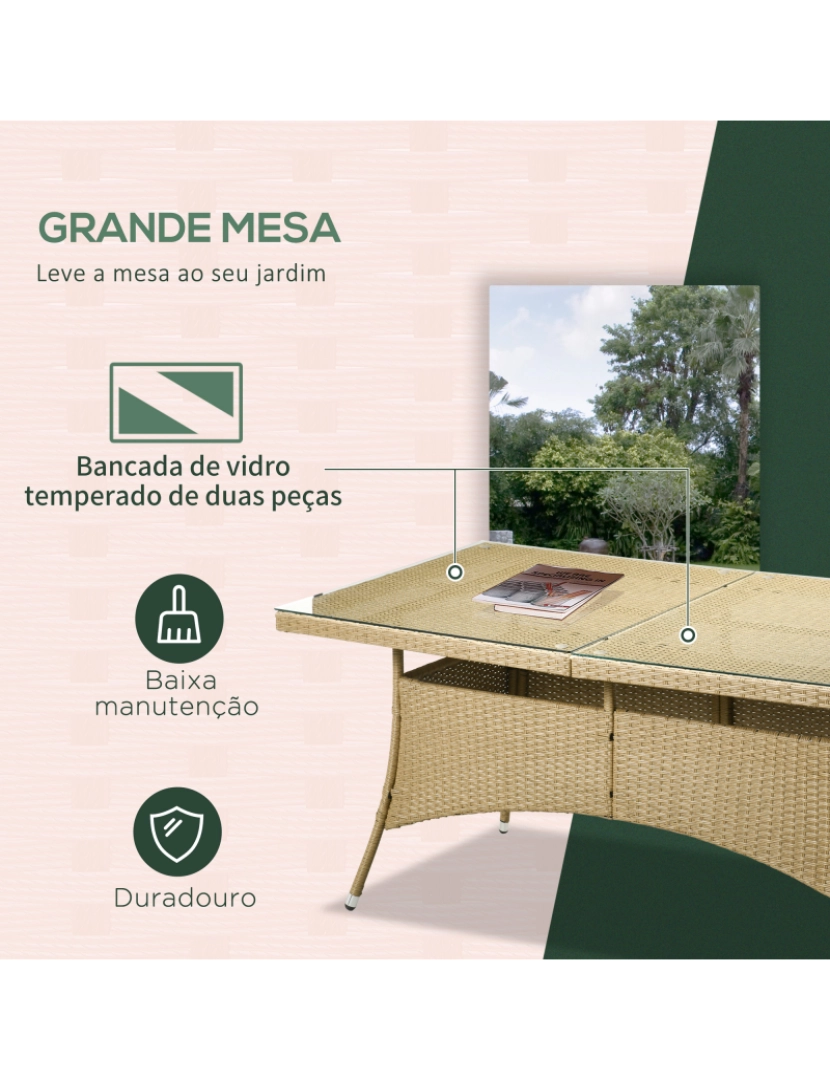 imagem de Conjunto de Móveis 160x90x75cm cor areia e bege 861-070V00SD4