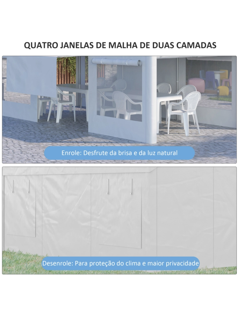 imagem de Tenda para Festas 600x295x285cm cor branco 84C-376V00WT4