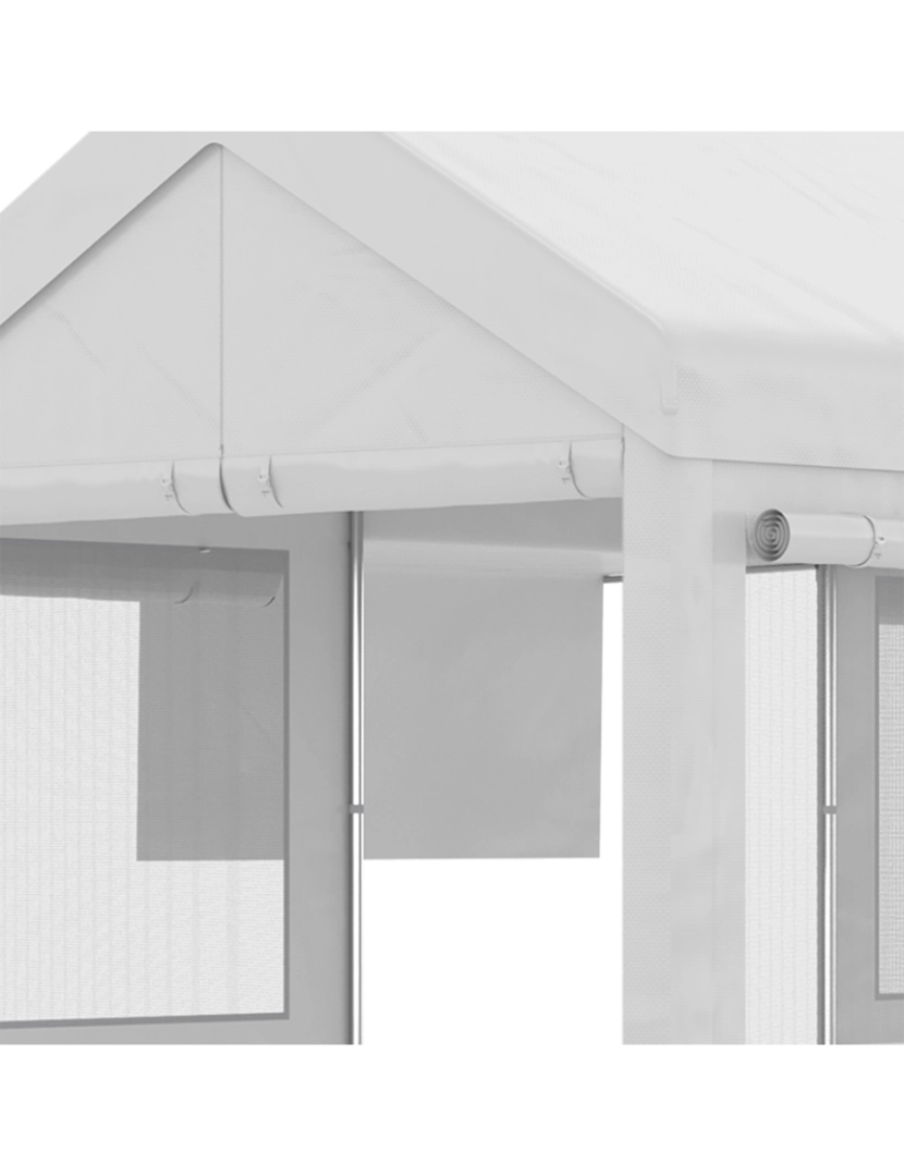 imagem de Tenda para Festas 600x295x285cm cor branco 84C-376V00WT9