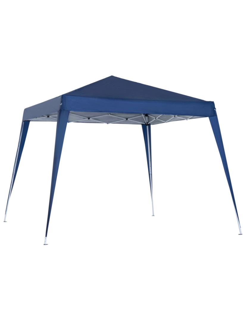 imagem de Tenda Dobrável 297x297x250cm cor azul 840-159BU1