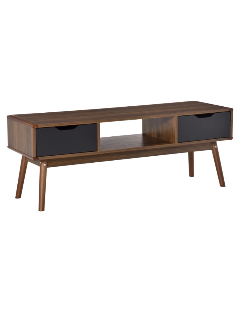 imagem de Móvel de TV 122x39x46cm cor teak 839-039BK1