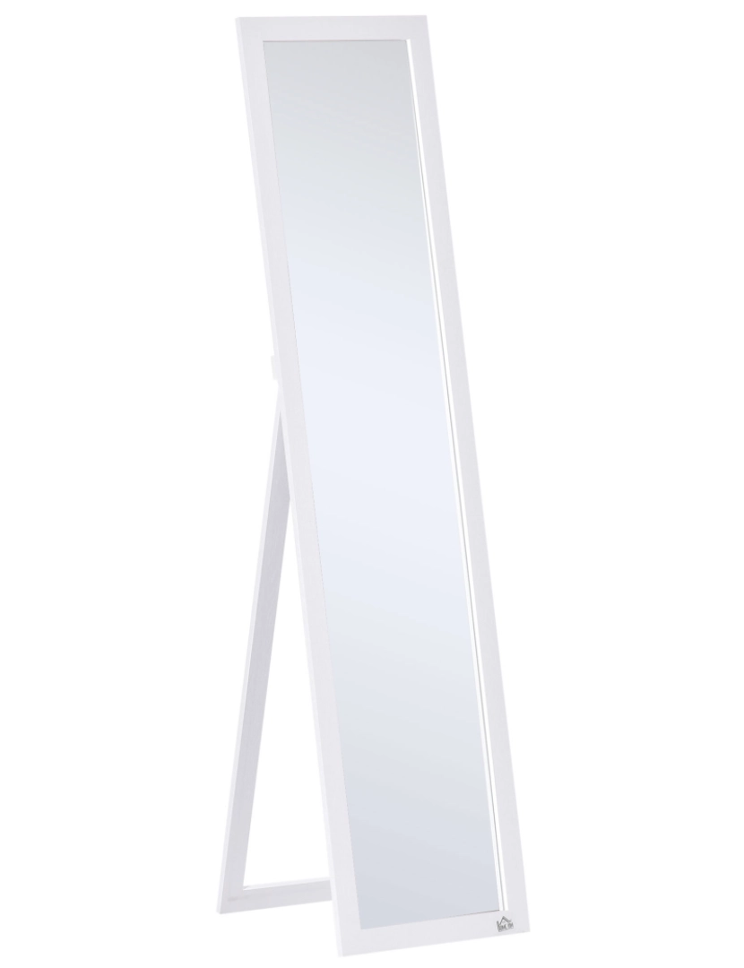 Homcom - Espelho de pé 37x48x152cm cor branco 831-389WT