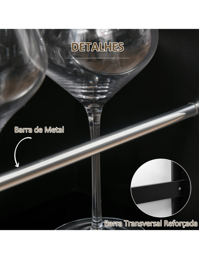 imagem de Mesa de Bar 112x57x106cm cor preto 835-390BK5