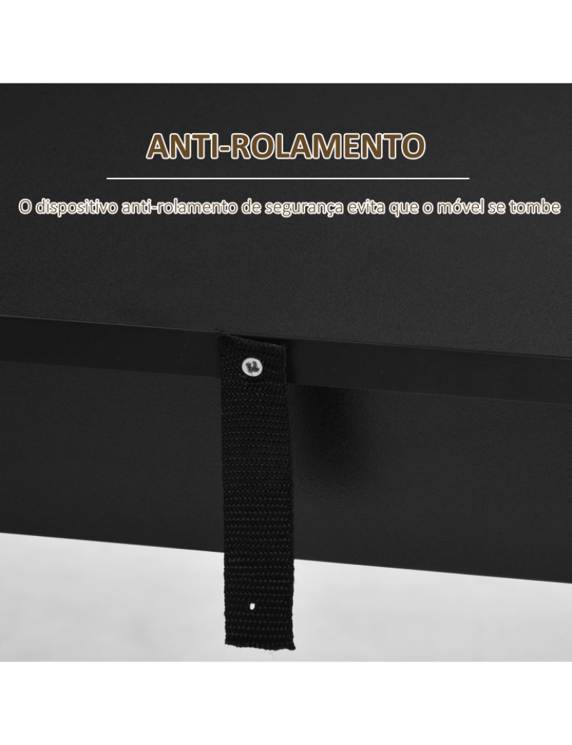 imagem de Mesa de Bar 112x57x106cm cor preto 835-390BK6