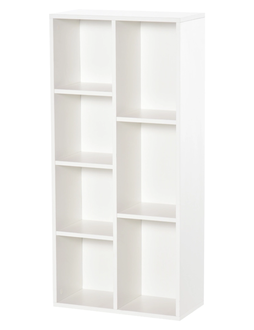 Homcom - Estante para Livros 50x24x106cm cor branco 836-367WT
