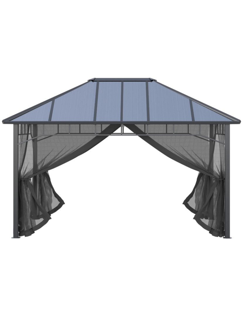 imagem de Pérgola de Jardim 400x300x277cm cor cinzento 84C-325V017