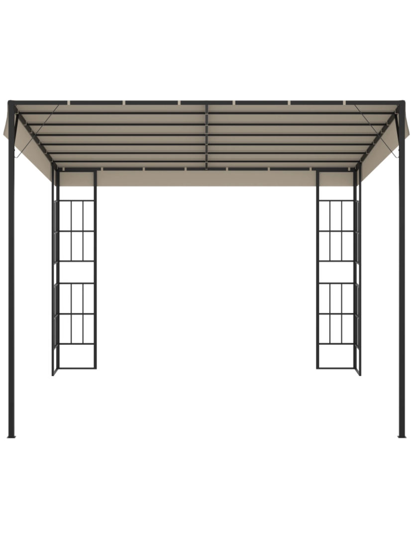 imagem de Pérgola de Parede 298x298x250cm cor bege 84C-289V01BG8