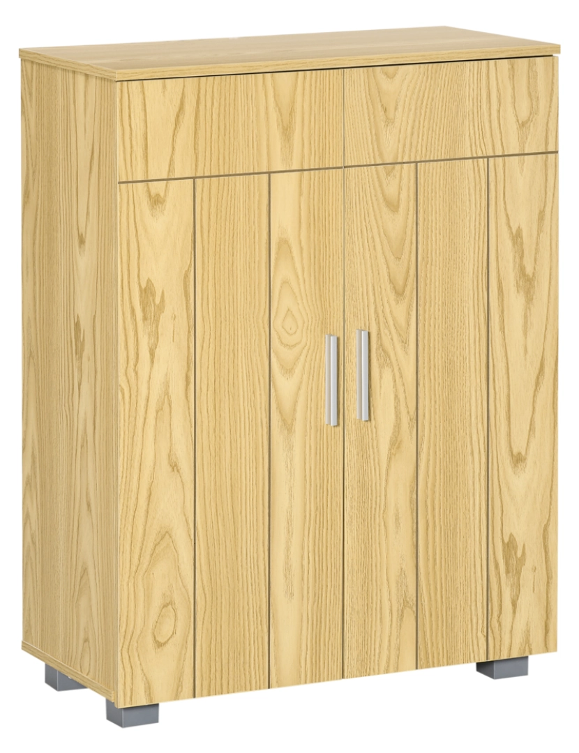 Kleankin - Armário de Casa de Banho 60x30x80cm cor cor de madeira natural 834-346
