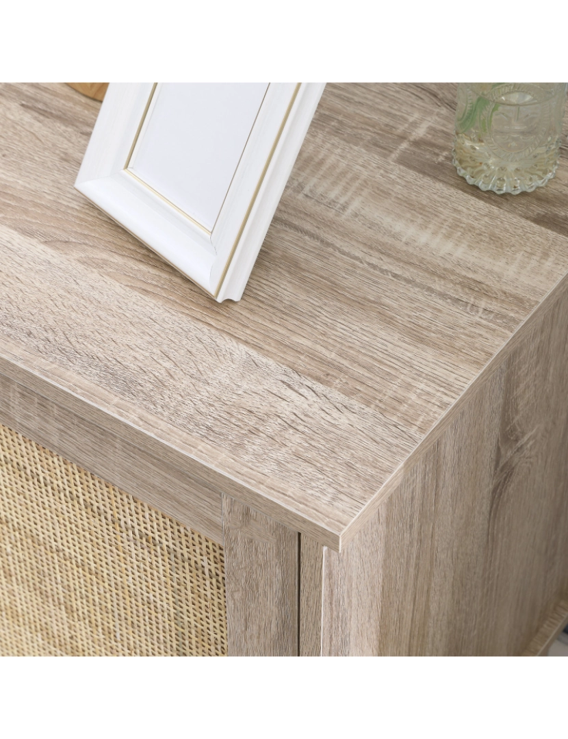 imagem de Mesa de Cabeceira 48x40x58cm cor cor de madeira natural 831-574V00AK7