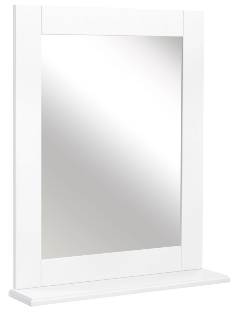 imagem de Espelho de Casa de Banho 50x11.5x60cm cor branco 834-3671