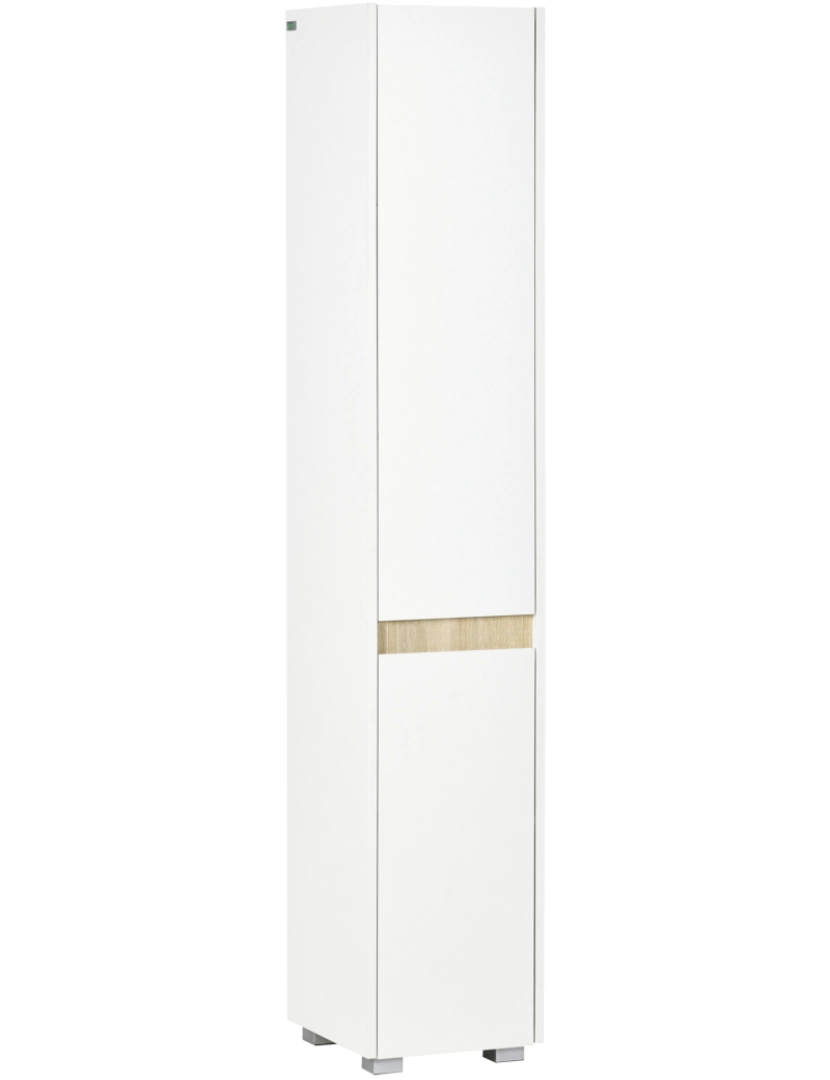 Kleankin - Coluna Casa de Banho 30x33x165cm cor white 834-500V00WT