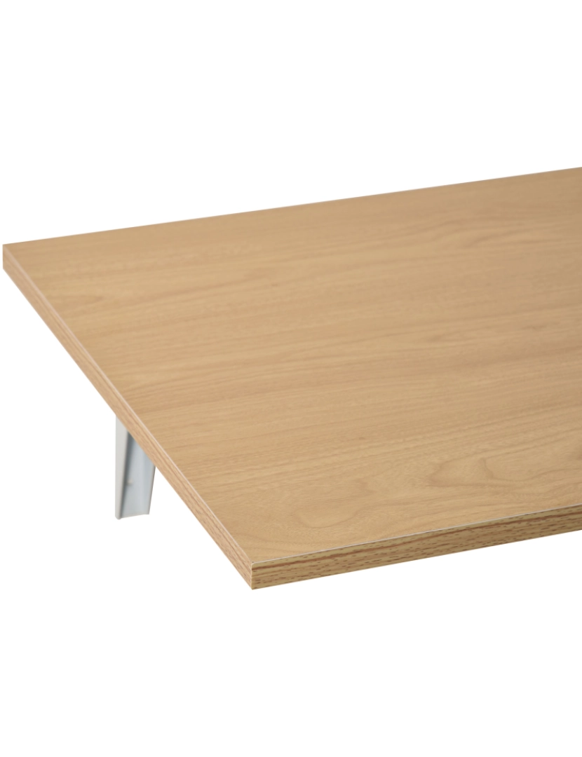 imagem de Mesa Auxiliar 60x40x20cm cor cor de madeira natural 833-1796