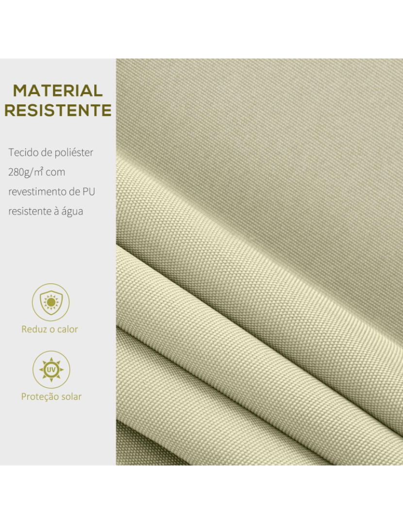 imagem de Toldo Manual 295x250cm cor bege 100110-007CM5