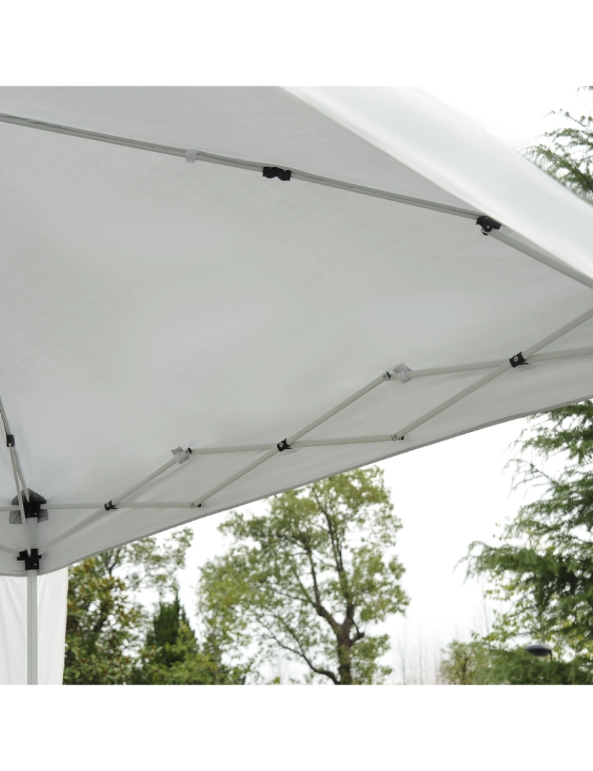 imagem de Tenda Dobrável 297x297x250cm cor branco 840-159WT8