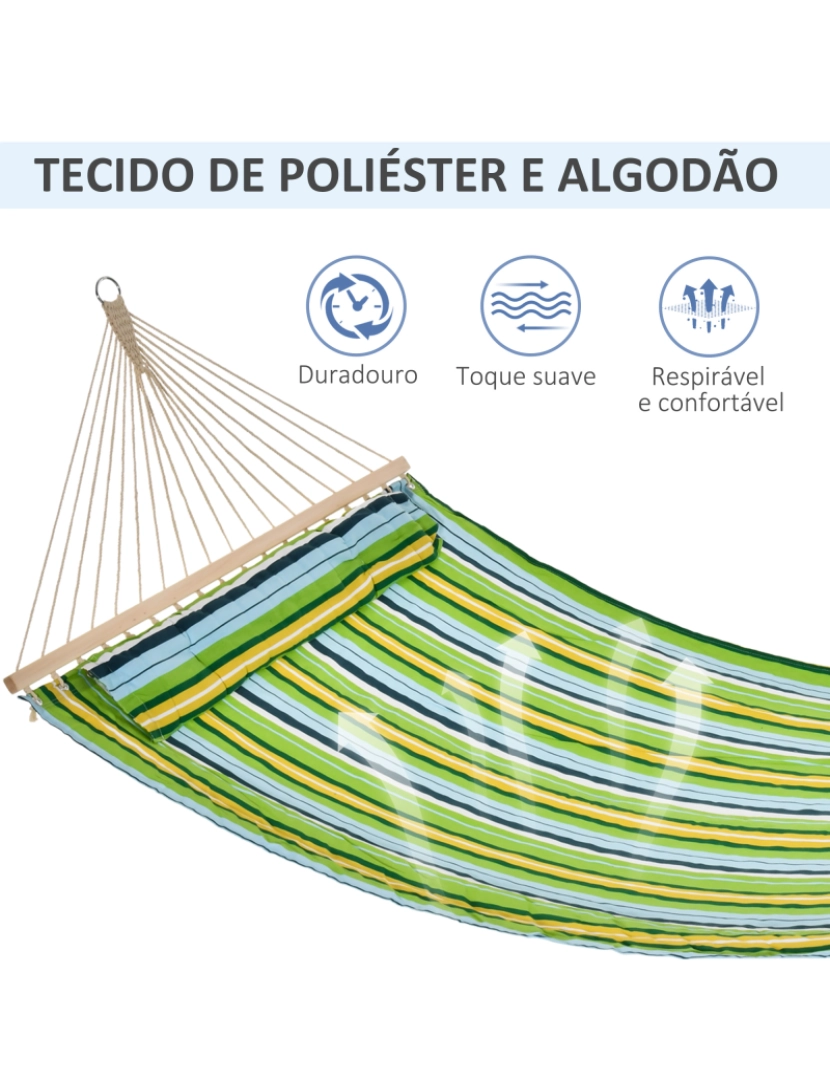 imagem de Cama Rede 210x140cm cor multicor 100110-074BG4