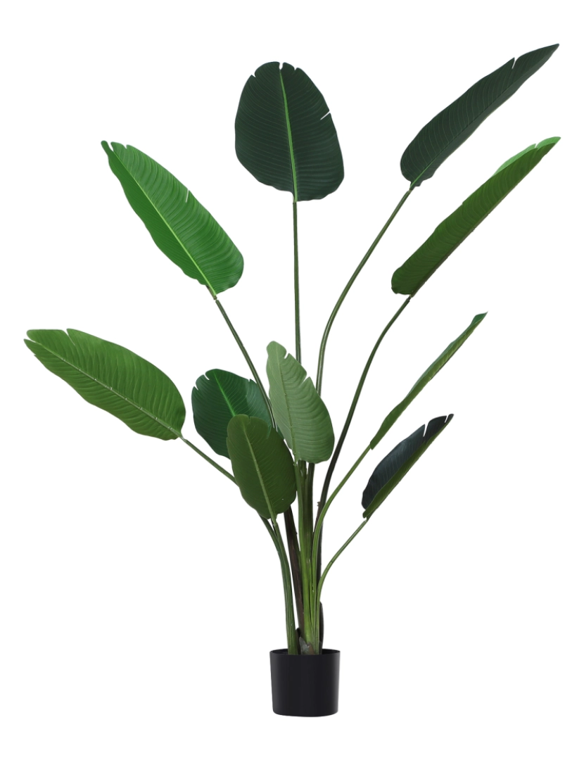 Outsunny - Planta Artificial Ø18x180cm cor verde 844-263