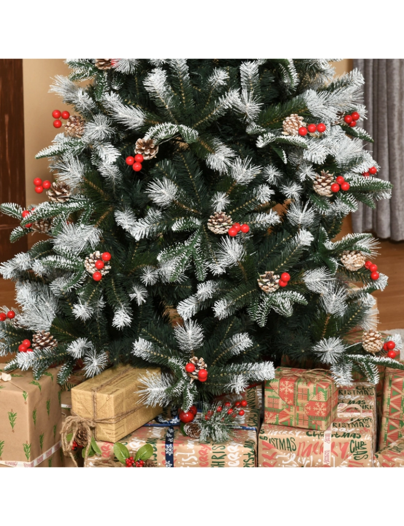 imagem grande de Árvore de Natal 90x90x180cm cor verde escuro 830-360V028