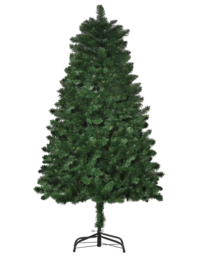 Homcom - Árvore de Natal 75x75x150cm cor verde escuro 830-354