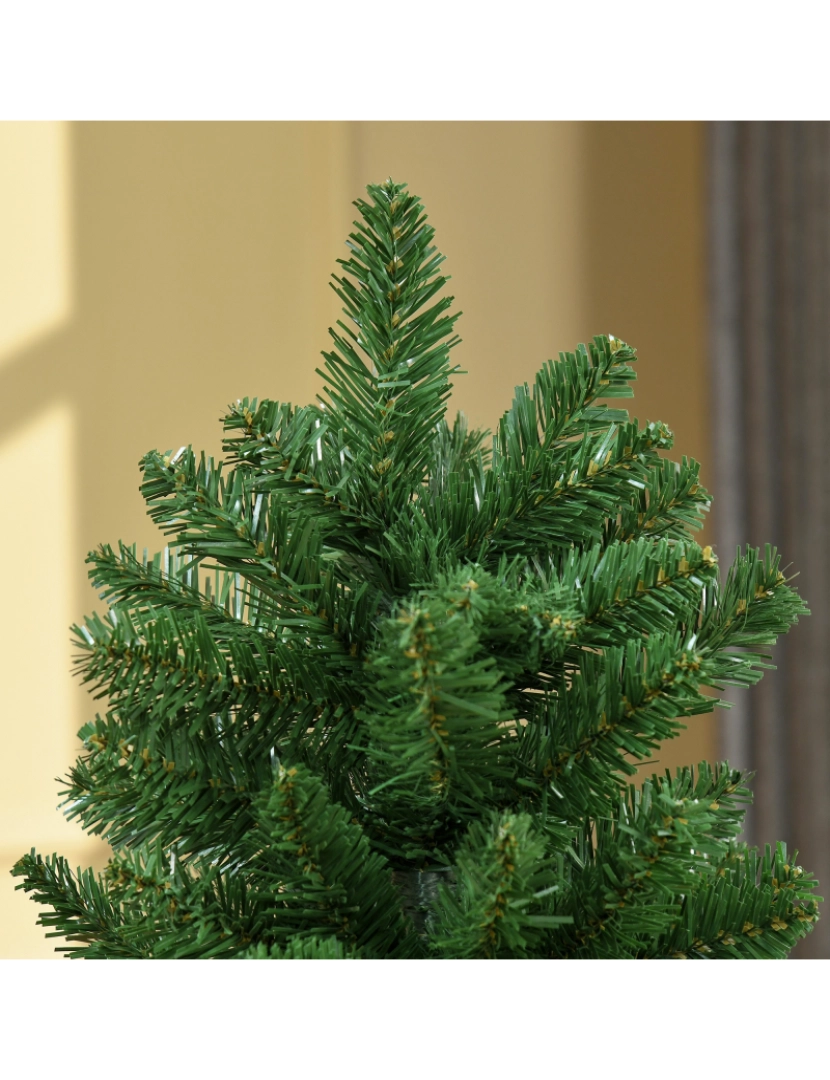 imagem de Árvore de Natal 75x75x150cm cor verde escuro 830-3548