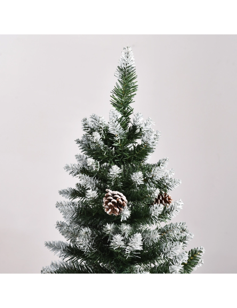 imagem de Árvore de Natal 55x55x150cm cor verde escuro 830-3709