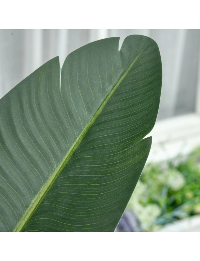 imagem de Planta Artificial Bananeira 15x15x160cm cor verde 830-44210