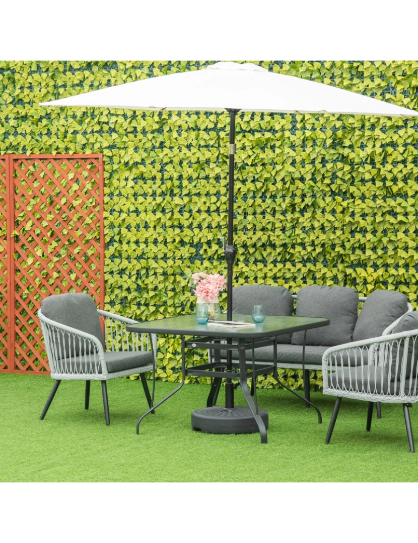 imagem de Mesa de Jardim 106.5x106.5x71cm cor preto 84B-7742
