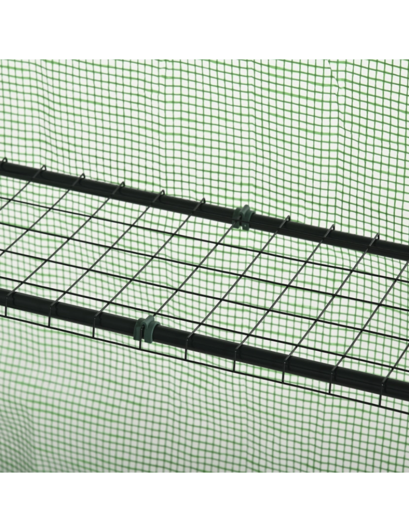imagem de Estufa de Jardim 141x72x191cm cor verde 845-5118