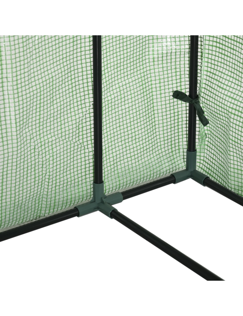 imagem de Estufa de Jardim 141x72x191cm cor verde 845-5119
