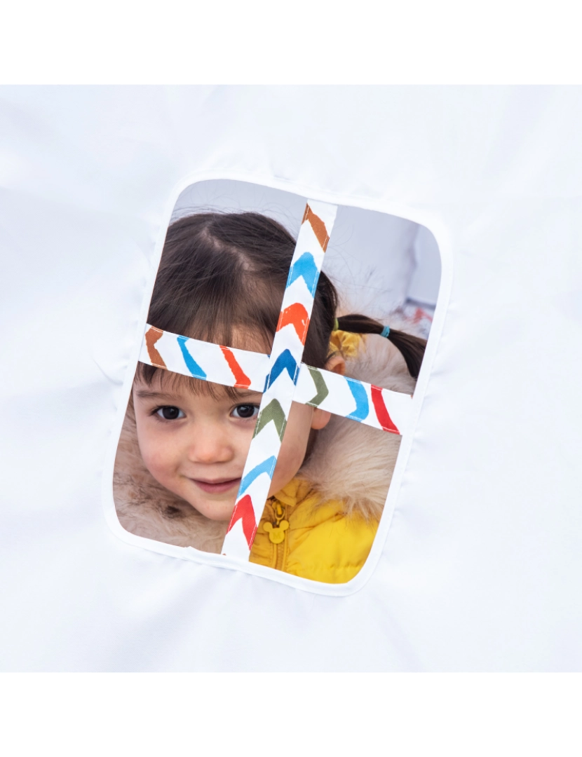 imagem de HOMCOM Tenda Tipi para Crianças acima de 3 Anos Tenda Tipi Infantil de Madeira Portátil com Janela para Interiores e Exteriores 120x120x155cm Branco10