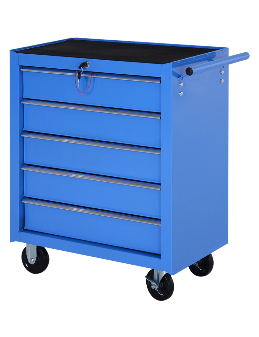 imagem de Carrinho de Ferramentas 67.5x33x77cm cor azul E2-00051