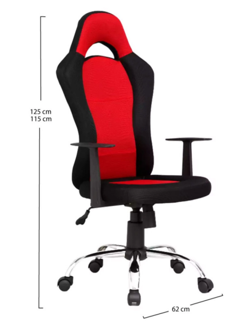 imagem de Cadeira Laky - Vermelho2