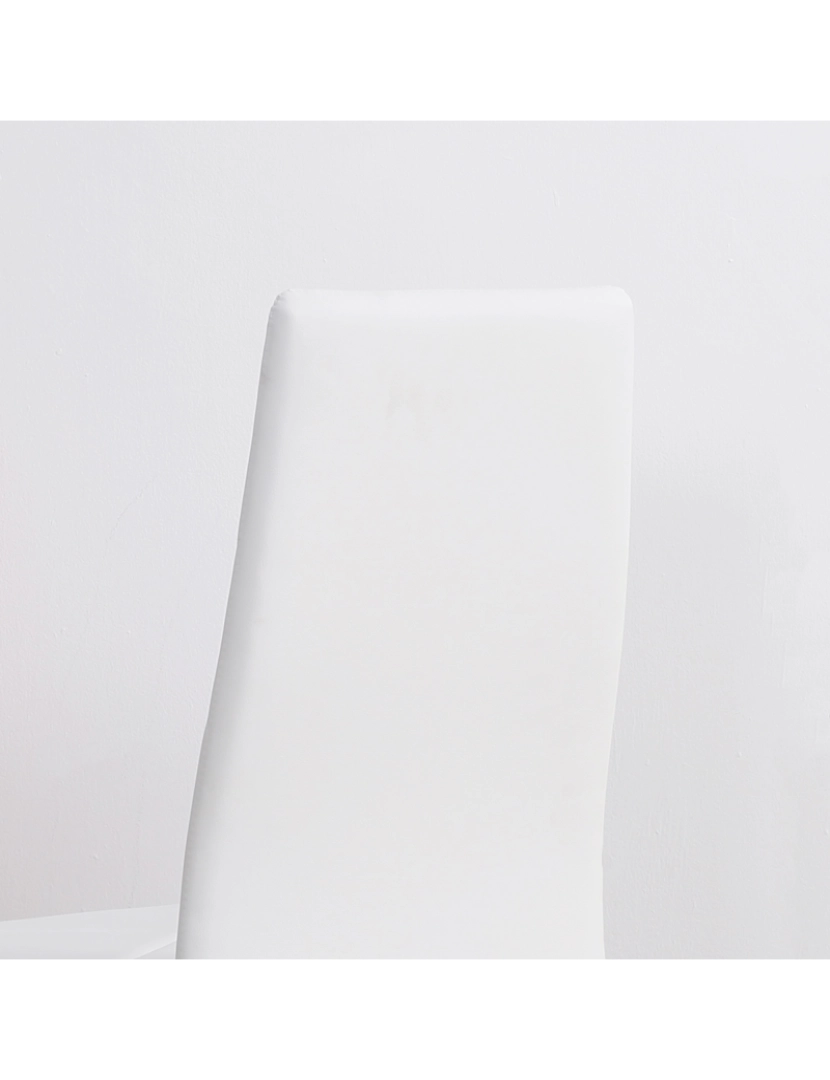 imagem de Conjunto de 4 Cadeiras 41x50x97cm cor branco 835-835V00WT9