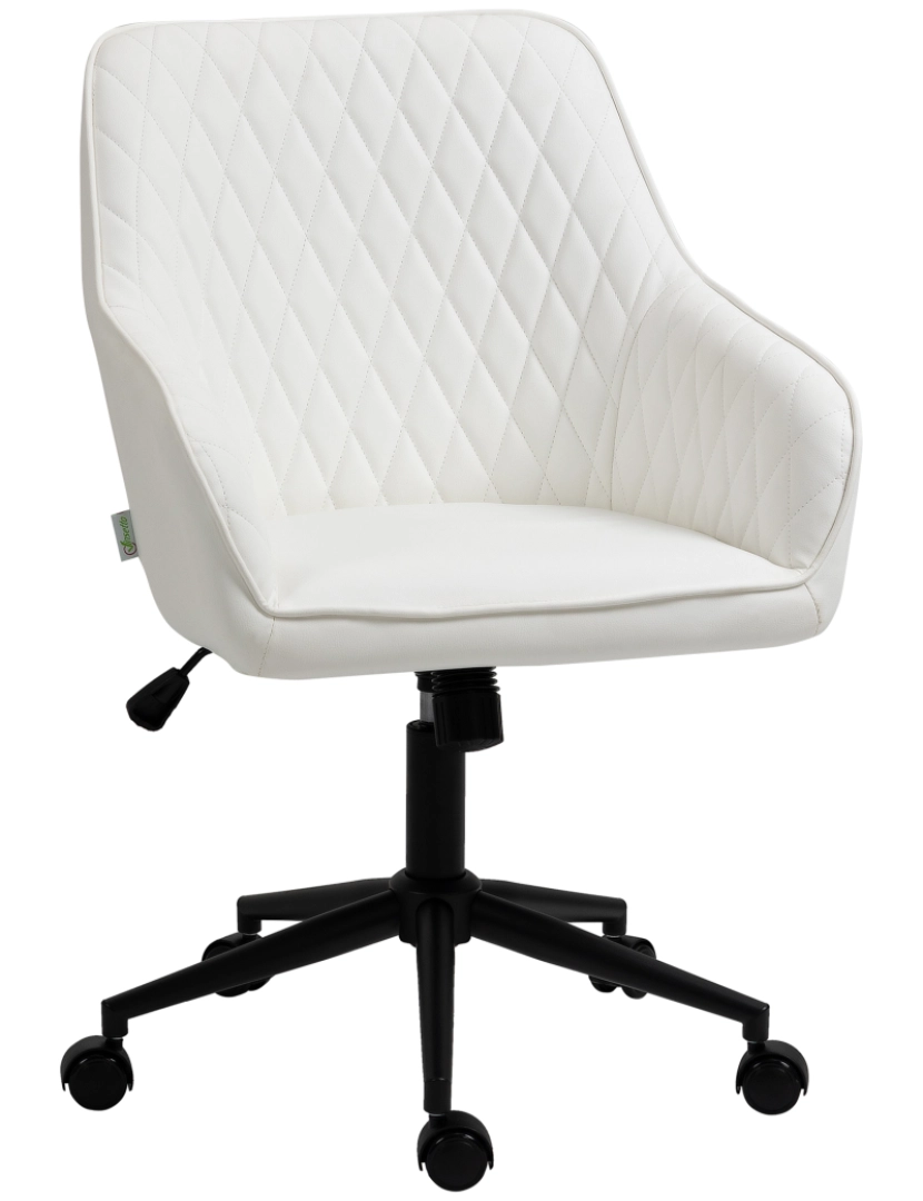 Vinsetto - Cadeira de Escritório 59x60x100cm cor branco 921-615V00WT