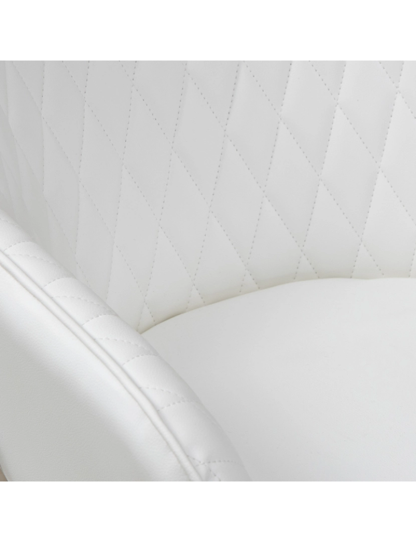 imagem de Cadeira de Escritório 59x60x100cm cor branco 921-615V00WT8
