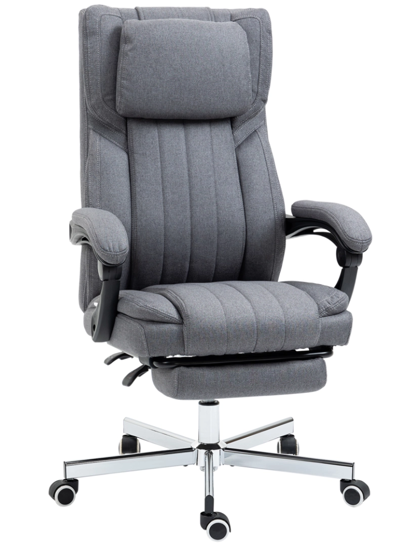 Vinsetto - Cadeira de Escritório 65x61x113cm cor cinzento 921-625V90GY