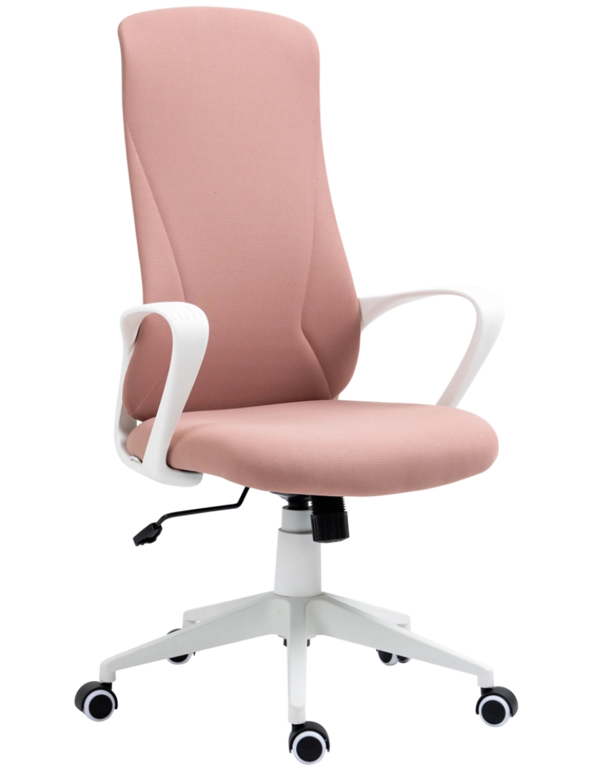 Vinsetto - Cadeira de Escritório Ergonómica 62x56x110-119,5cm cor rosa 921-637V00PK
