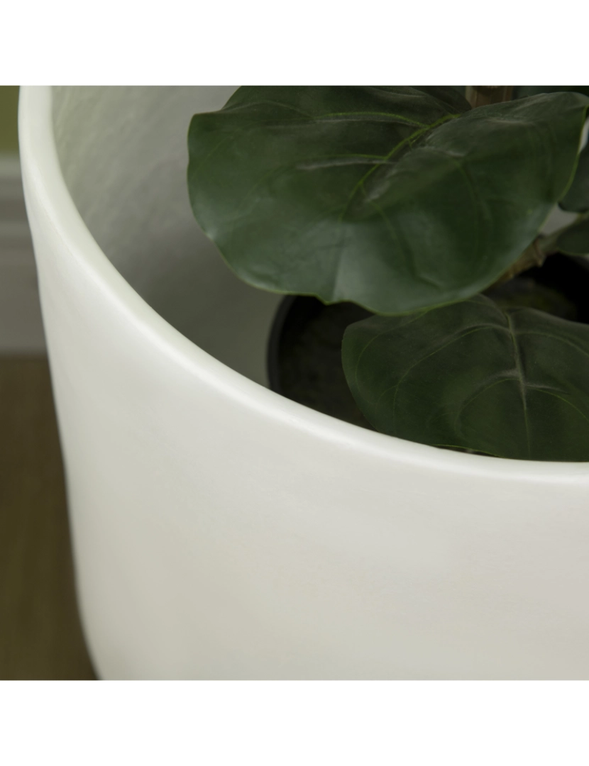 imagem de Vasos para Plantas Ø31x55cm cor branco 845-863V00WT8