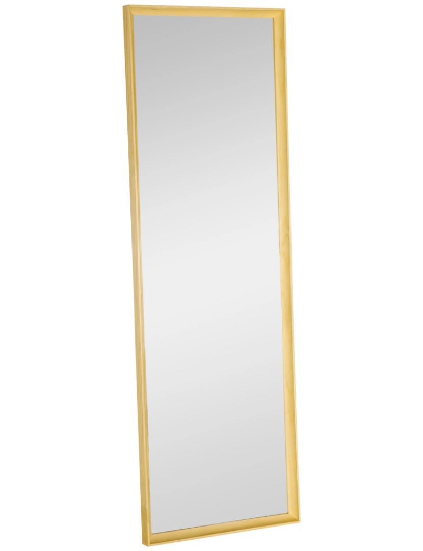 Homcom - Espelho de Parede 53,5x4,8x163cm cor cor de madeira natural 830-713V00CR