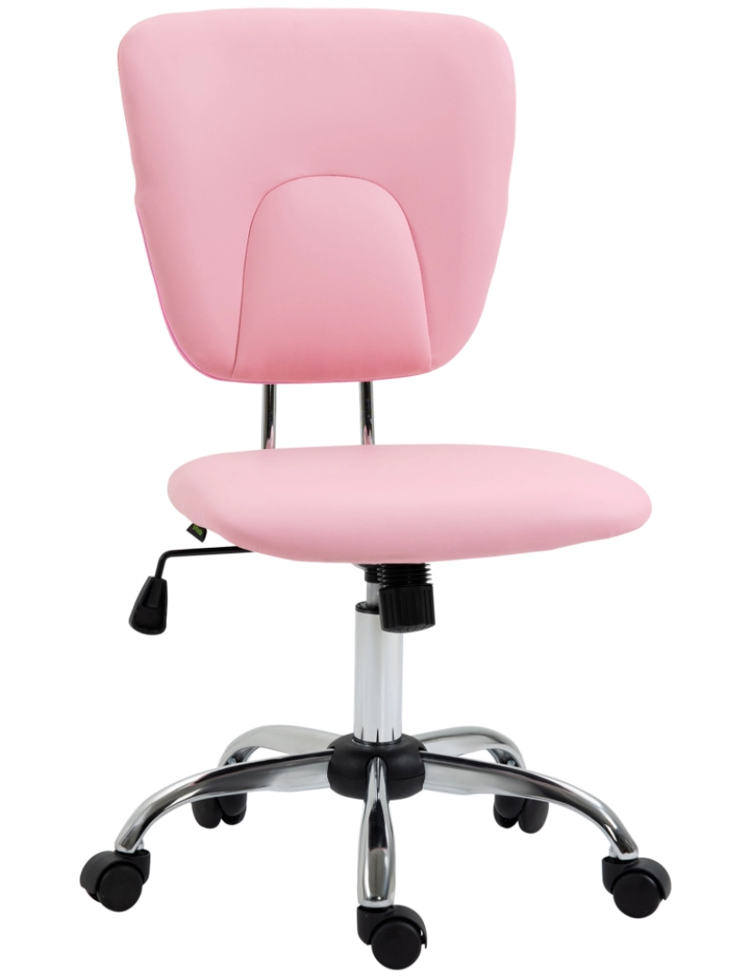 Vinsetto - Cadeira de Escritório 50x54x87,5-96,5cm cor rosa 921-622V00PK