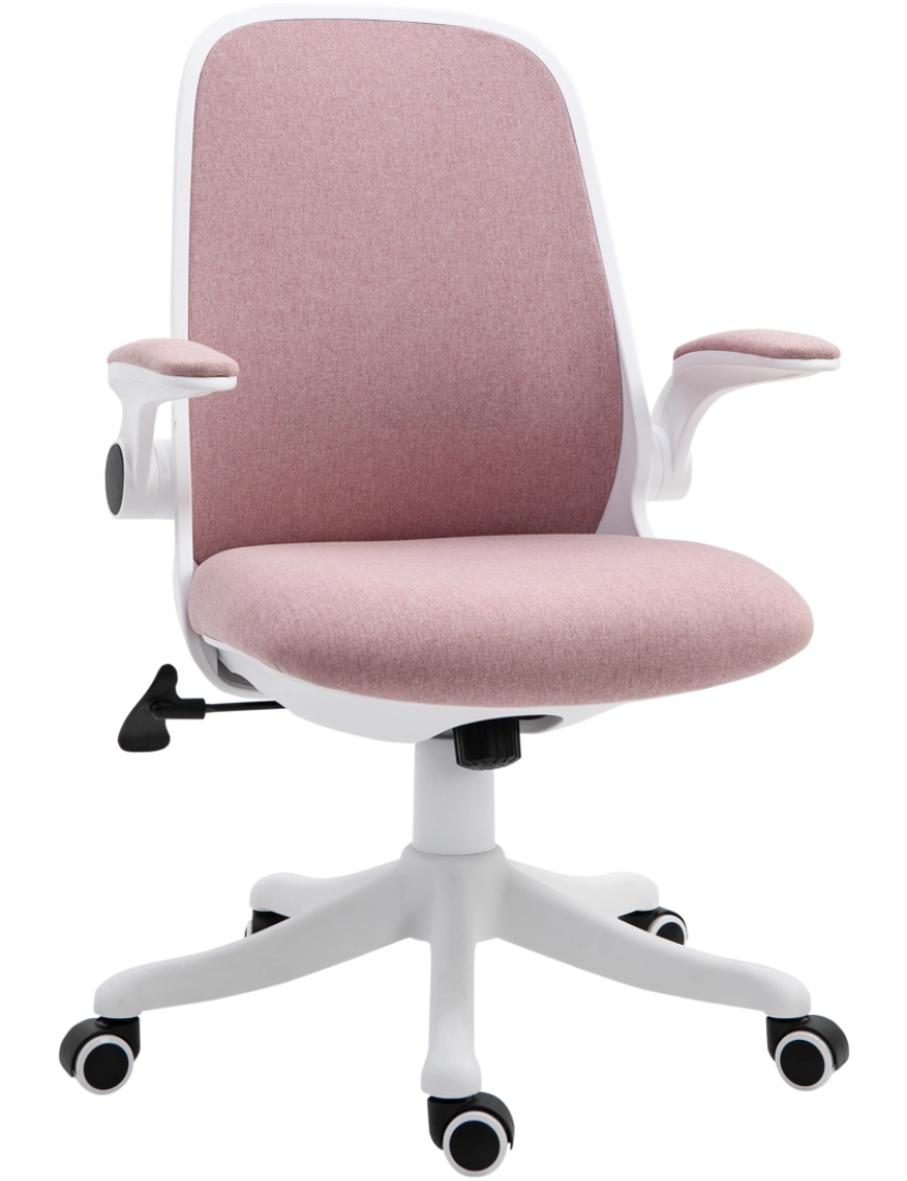 Vinsetto - Cadeira de Escritório 62,5x60x94-104cm cor rosa 921-330PK