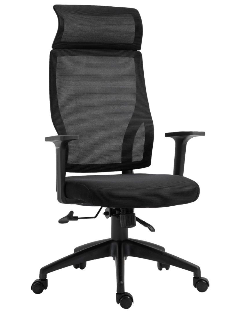 Vinsetto - Cadeira de Escritório 64x61x128,9cm cor preto 921-304BK