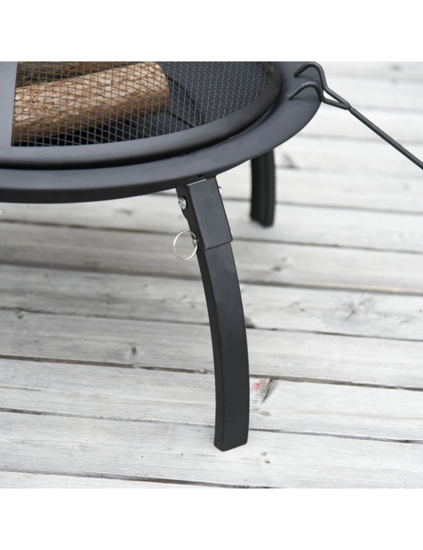 imagem de Braseiro Exterior Ø56x39,5cm cor preto 842-1768