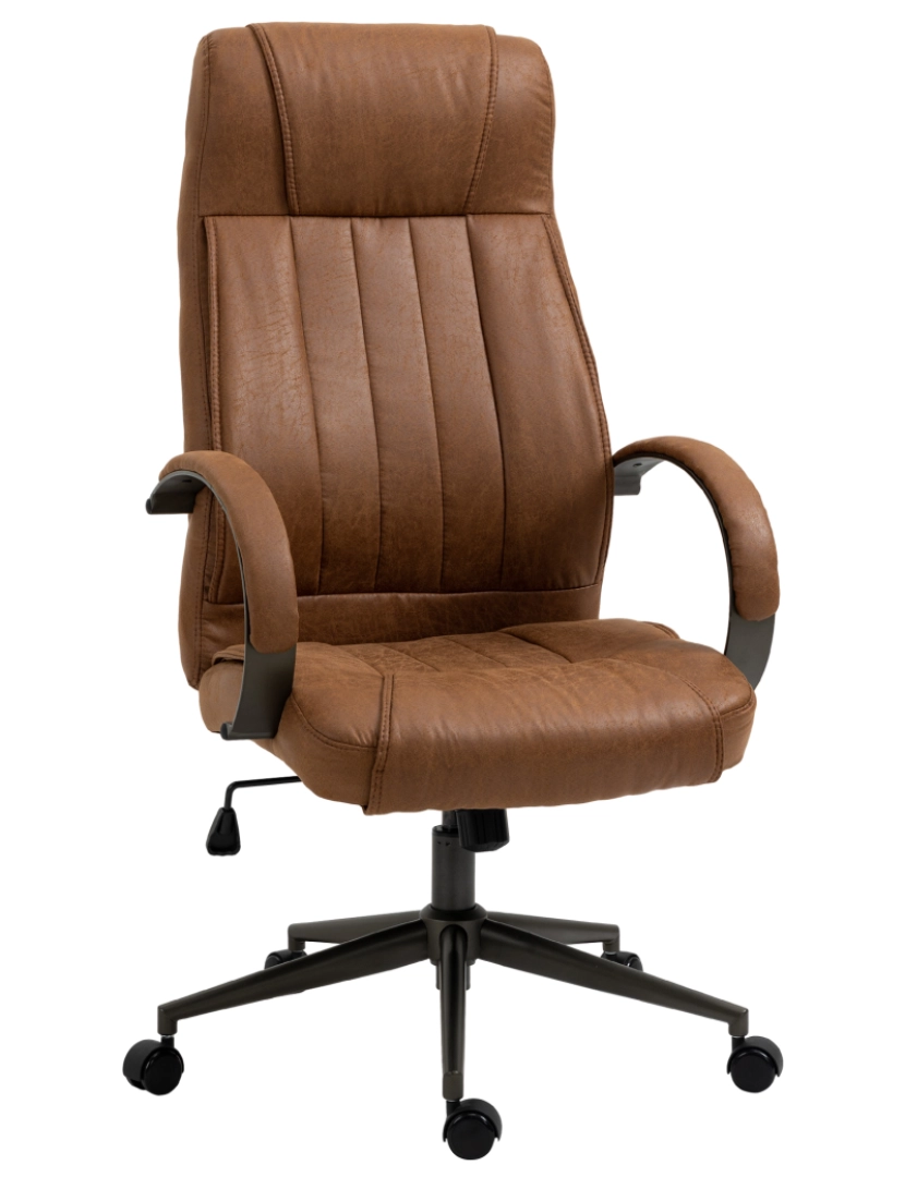 Vinsetto - Cadeira de Oficina 61.5x52.5x126cm cor marrom 921-475