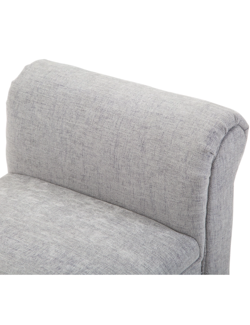 imagem de Banco de Pé de Cama 132x45.5x58cm cor cinzento 831-1538