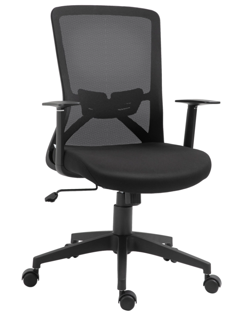 Vinsetto - Cadeira de Escritório 62x61x109cm cor preto 921-556