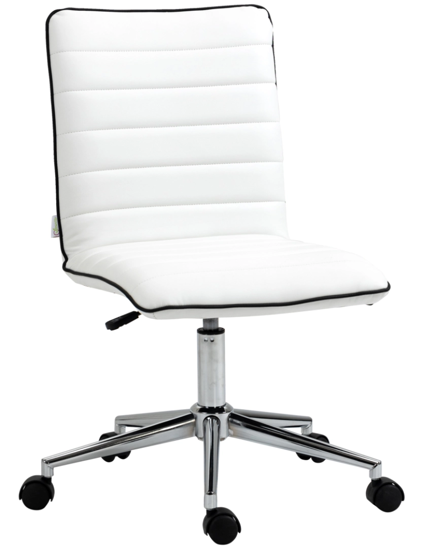 Vinsetto - Cadeira de Escritório 47x57x86.5cm cor branco 921-412WT